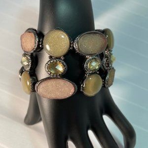 Dana Buchman Bracelet with Rhinestones